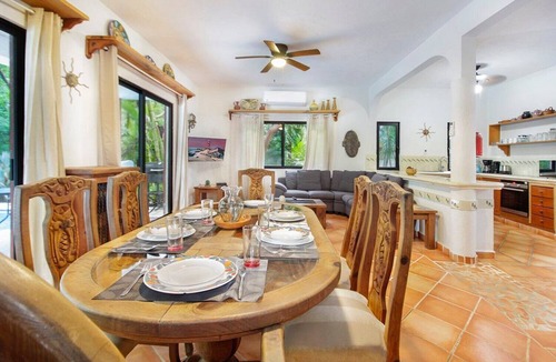 Playacar Fase I Apartment | Colorful Mexican Style 2BR with Pool Views