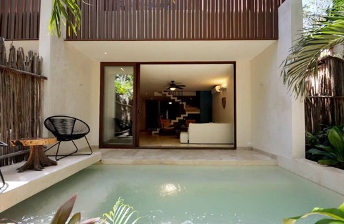 Zama Apartment | COMFY APR with WiFi, AC , PRIVATE POOL in lovely Tulum