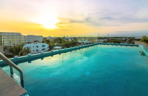 Zazil-ha Apartment | Corner suite in new condo w/rooftop pool & lounge