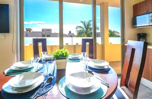 Zazil-ha Apartment | Corner suite in new condo w/rooftop pool & lounge