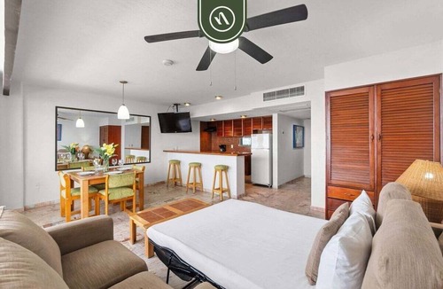Los Ramblases Apartment | Costa Sur Suite 2 | 1BR/1.5BA Puerto Vallarta, Beachfront Pool & WiFi