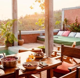 Puerto Angel Villa | Coyote 4BR Villa Pool Garden Ocean View