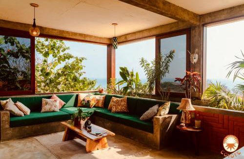 Puerto Angel Villa | Coyote Huge 1BR Villa Private Pool Ocean View