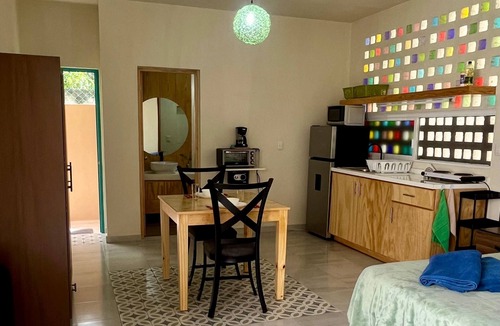 Colonia Andres Apartment | Cozy 1-bedroom studio in adorable San Miguel de Cozumel with AC
