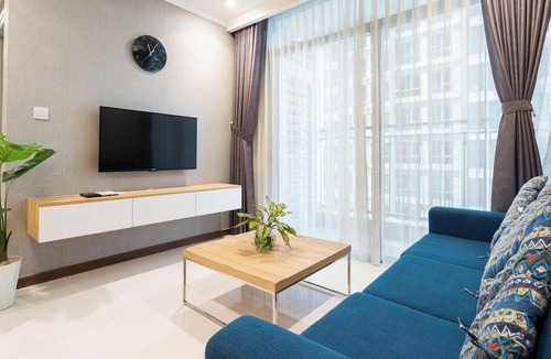 Hang Xanh Condo | Cozy 2-bedroom condo in fantastic Thành phố Hồ Chí Minh with AC