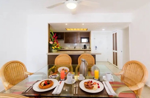 Punta Cancun Hotel | Cozy Mediterranean-Style 1 BR Suite | Beachscape Kin Ha