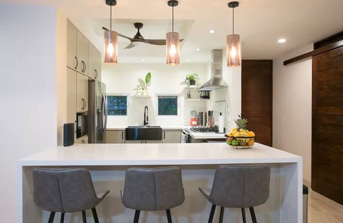 Playacar Fase II Condo | Deluxe Modern Condo, with Cenote on Site. 24/7 security 5' walk to beach