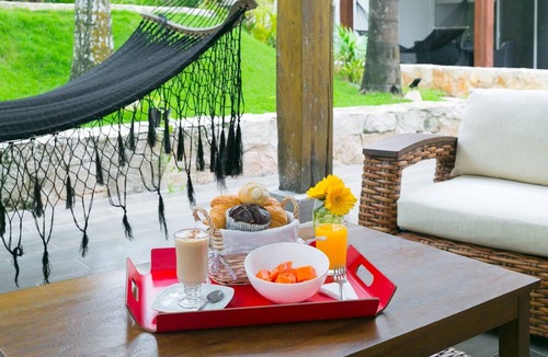 Playacar Fase II Condo | Deluxe Modern Condo, with Cenote on Site. 24/7 security 5' walk to beach