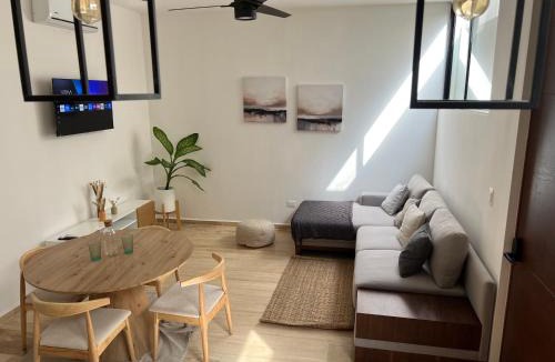 Merida Apartment | Departamento 2 hab con alberca y roof garden en Temozón