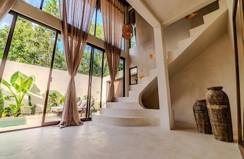La Veleta House | Design Villa With Palapa Roofs, High Ceilings and 9 Meters private Pool
