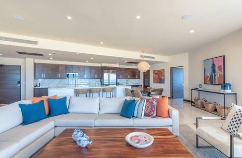 Cabo San Lucas Condo | Diamante OCR 405 2,831 sqft Oceanfront 2 Master Bedroom, Condo on the beach