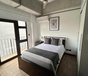 Zona 10 Apartment | EÓN 11 - Moderno, vista volcán, aire acondicionado