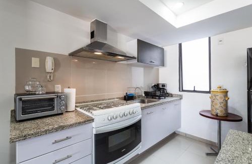Jimenez Apartment | Elegant Condo in Condesa with Balcony & Pool