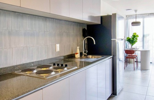 Americana Apartment | Estilo Qalina Azul - Beautiful loft in Chapu with AC and parking space