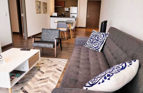 Anahuac Apartment | FIFA World Cup Two Beautiful 1 BR apts, 2 floors apart HS WiFi, full amenities!