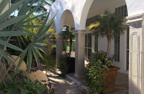 Chuburna Puerto Apartment | Garden Apartment in Casa Solana Beachfront House