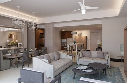 Las Jarretaderas Apartment | Grand Luxxe Three Bedroom Spa Suite sleeps 10 for Vidanta World Mexico PGA Open