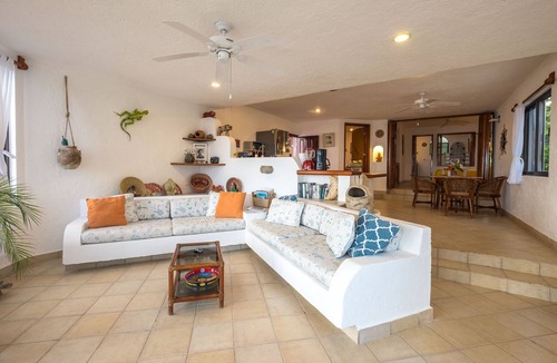 Akumal Condo | Ground-Floor Beachfront Living with Private Patio