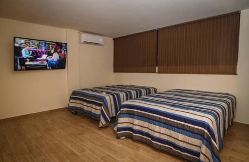 Ciudad Valles Apartment | habitacion, tipo hotel 4 personas aire acond, independiente, nuevo TV smart 60 pulgadas D9