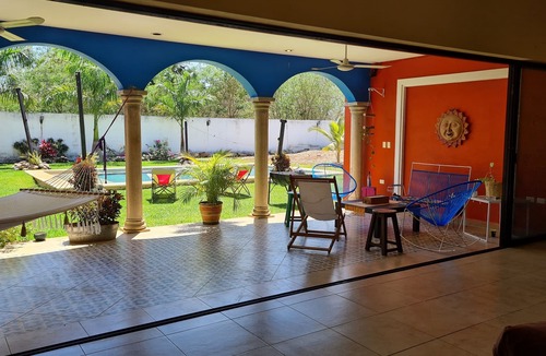 Merida House | Hacienda Cholul pool, harmony and fun