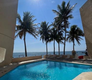 Puerto Juarez Apartment | Hermoso departamento frente al mar vista increíble