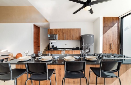 Puerto Yucalpeten House | Home with rooftop and private pool, AC, playground, & clubhouse