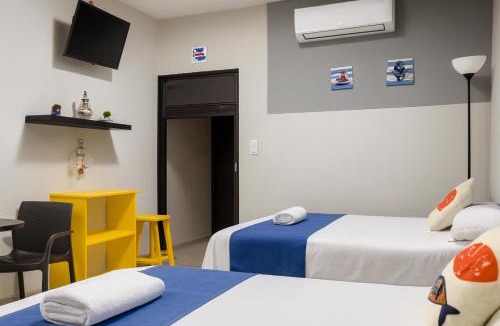 Tuxpan Apartment | Hospedaje Aldana - Habitación ACUA zona centro