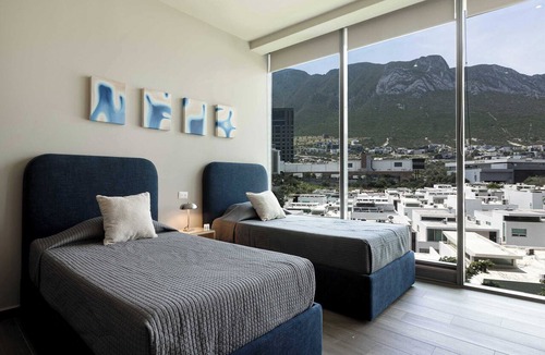 Monterrey Apartment | Huasteca Mountain Views, Pool, Gym & Balcony