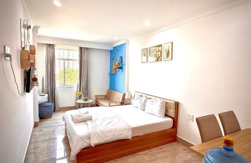An Phu Apartment | I Riverside B502 I Sky-high studio w nice view W kitchen