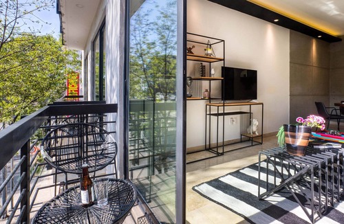 Colonia Cuauhtemoc Apartment | Ideal 2BR Apt | Pvt Balcony | Reforma | Gym+Rooftop+Grill