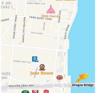 Hai Chau House | June House - Walk to Dragon Bridge