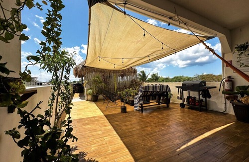 Colonia Adolfo Lopez Mateos Villa | La Perle Noire | MR - Terasse et Piscine