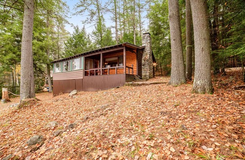 Chester Shores House | Lakefront Home with WiFi, Dock, Lake Views From the Deck, and Screened-In Porch