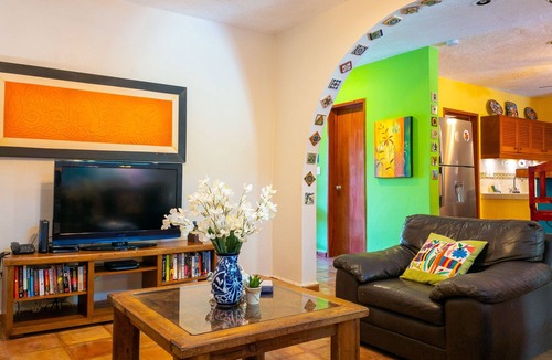Puerto Morelos House | Large 3 story home with charming Mexican decor, private pool & garden