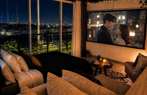 Queretaro Apartment | Loft mágico duerme bajo las estrellas y disfruta cine privado