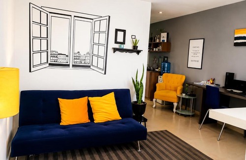Queretaro Apartment | Loft mágico duerme bajo las estrellas y disfruta cine privado