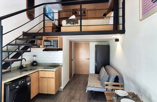 Americana Apartment | Loft with Mezzanine Style in Colonia Americana