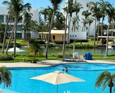 La Poza Apartment | Lujoso Departamento con vista a alberca en Acapulco Diamante