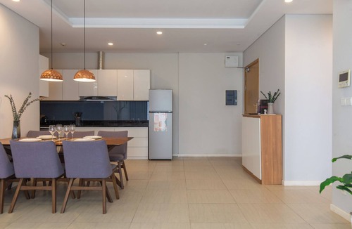 Thu Thiem Apartment | € € Lux Riverview 2brs #diamondisland