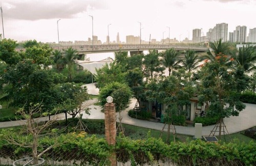 Thu Thiem Apartment | € € Lux Riverview 2brs #diamondisland