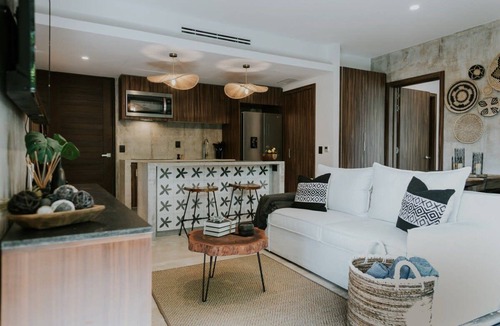 Playa Paraiso Condo | Luxe 2BR Boho Condo Tulum | Pool | Gym | Coworking