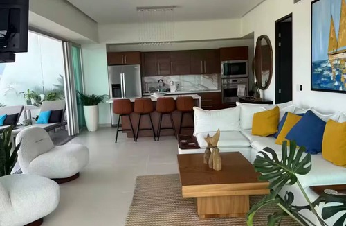 North Hotel Zone Apartment | Luxury 1-bedroom apartment at Icon Vallarta 2-801 with an ocean view
