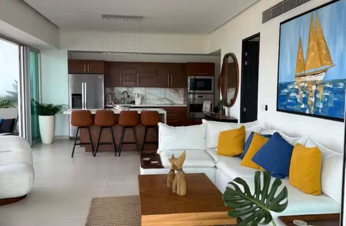 North Hotel Zone Apartment | Luxury 1-bedroom apartment at Icon Vallarta 2-801 with an ocean view