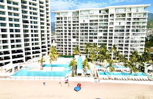 Las Glorias Apartment | Luxury 2BR Beachfront Escape Stunning Views from Private Balconies