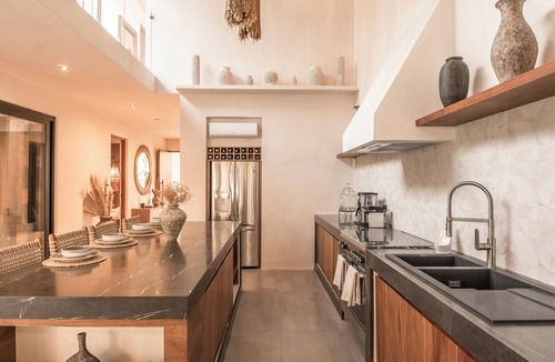 Zama Villa | Luxury 4 Level Villa in Aldea Zama+Rooftop Infinity Pool+Private Backyard Pool