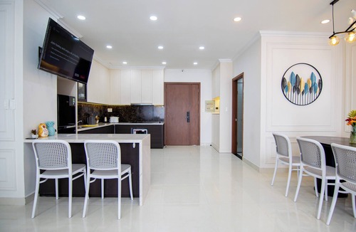 District 4 Apartment | Luxury #Grand-Riverside 4BR #Pool#Netflix#Buivien#D4#Center#D1