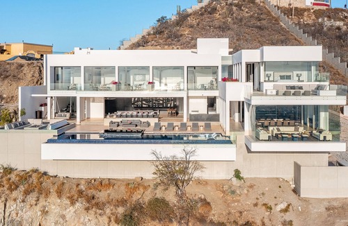 Pedregal Villa | Luxury Hilltop Villa w/Pool, Hot Tub, Sauna, Fire Pits, Beach Club & Pano Views