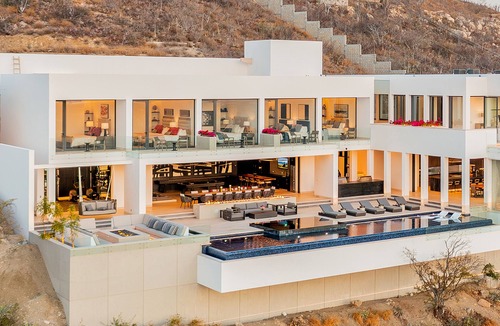 Pedregal Villa | Luxury Hilltop Villa w/Pool, Hot Tub, Sauna, Fire Pits, Beach Club & Pano Views