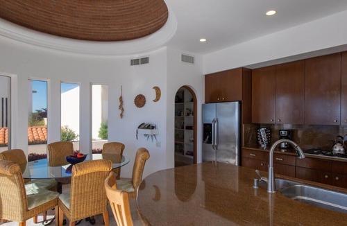 Pedregal Villa | Luxury Med-Style Cabo Villa w/Pool, Hot Tub, Firepit, Gym & Pano Ocean Views