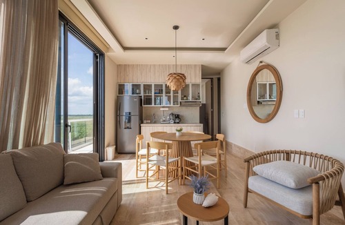 Puerto Morelos Apartment | Luxury Modern Beachfront Apartment - Incredible Sunrise and Sunset View